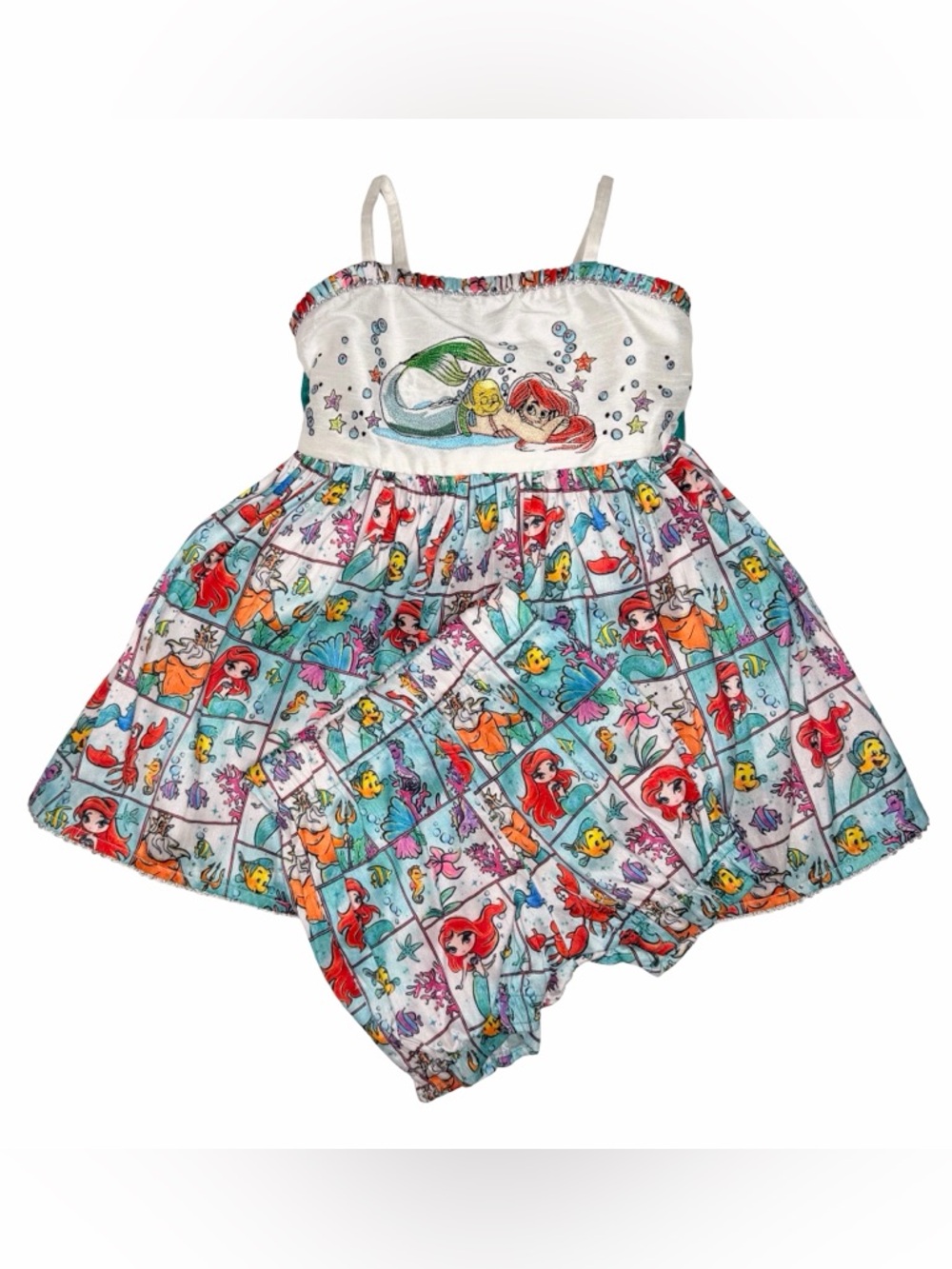 Oh Shana Little‎ Mermaid Ariel Dress And Bloomers
